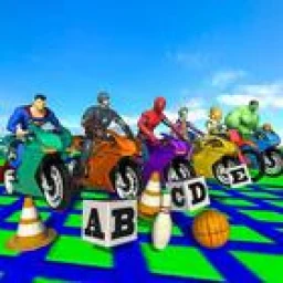 Icono de Super Heroes Downhill Stunts Racing
